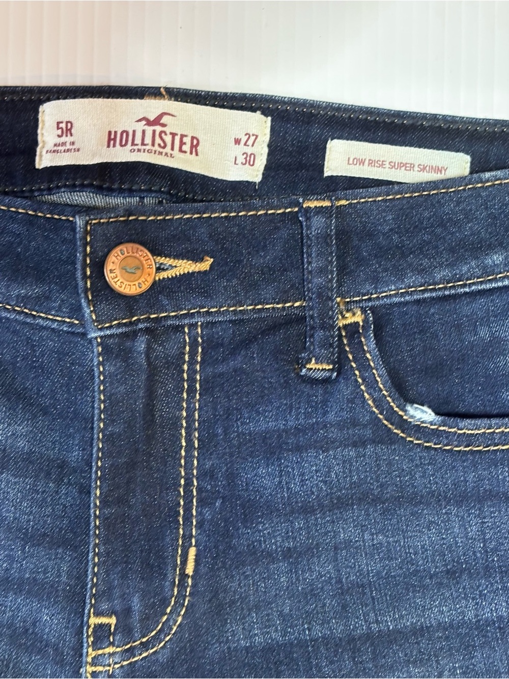 Hollister Low Rise Super Skinny Jeans 27 / 5 - Picture 7 of 9